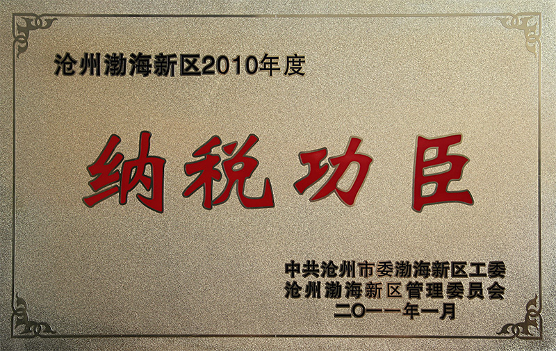 2010年度納稅功臣